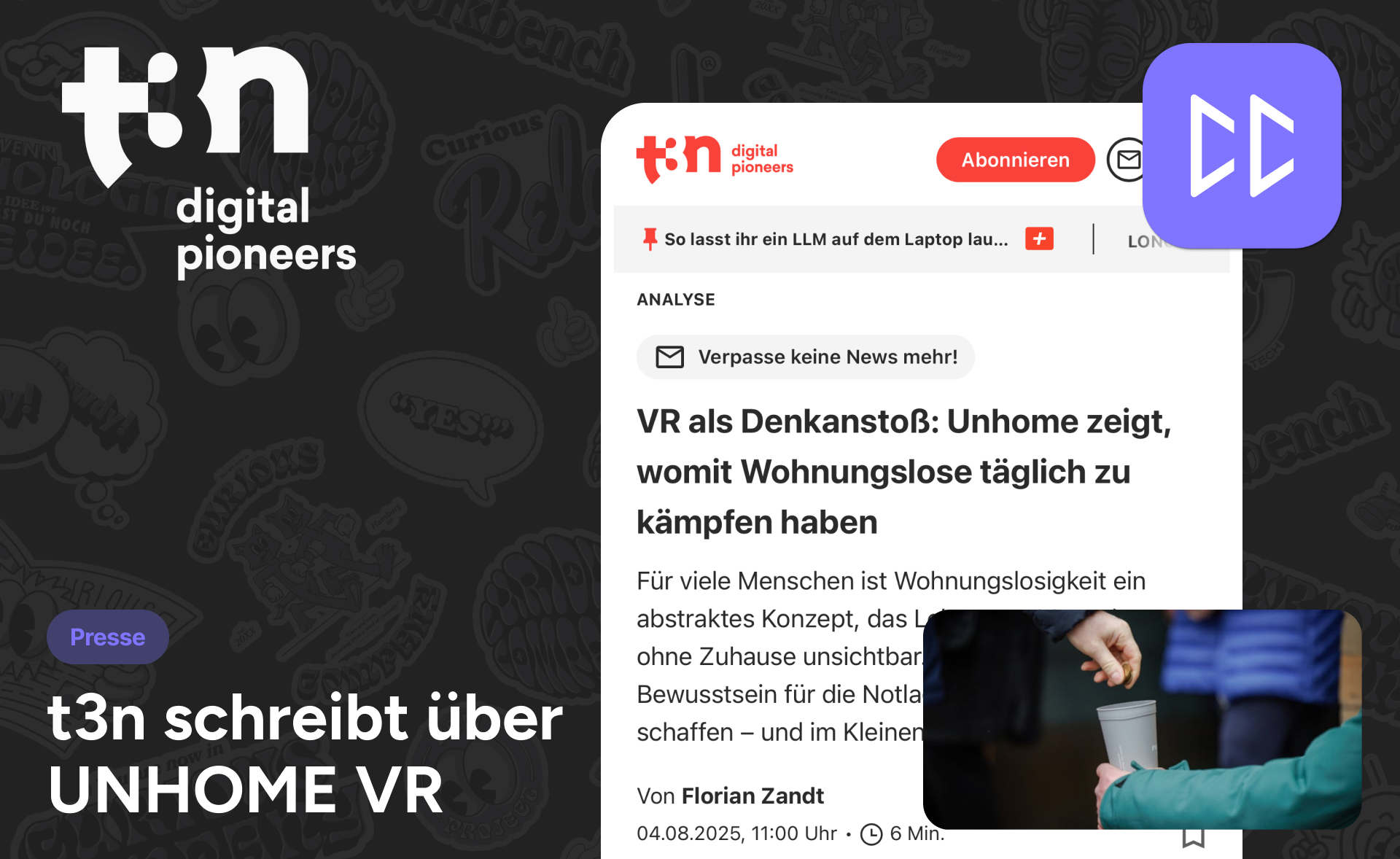 UNHOME: Virtual Reality als Denkanstoß